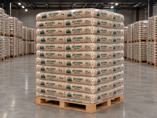 Pellet Premium Certificato – Pedana 60 Sacchi da 15 kg